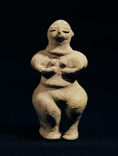 Standbeeld van een godin, 6e millennium v.Chr. door Mesopotamian